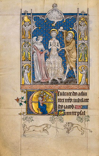 Queen-Mary-Psalter: Die Handschrift