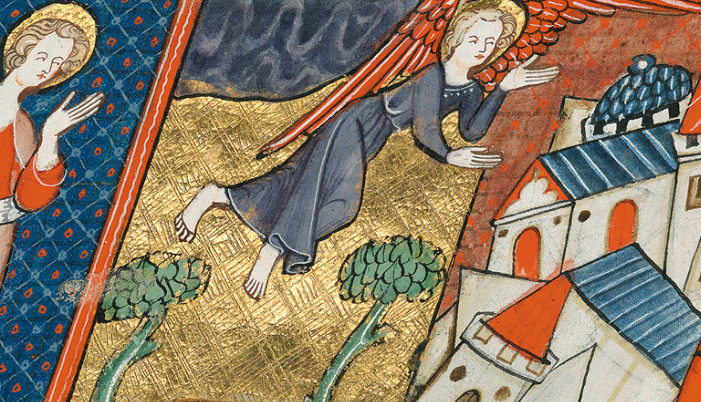Glanz von Gold und Silber in der Corpus-Christi-Apokalypse